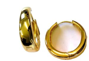 Creolen 925 AG gelb vergoldet