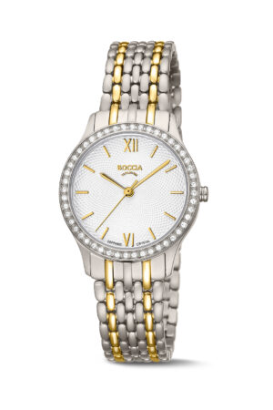 Damenuhr analog Titan Bicolor