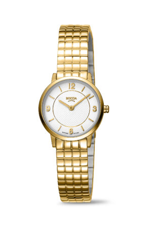 Damenuhr analog Titan gelb