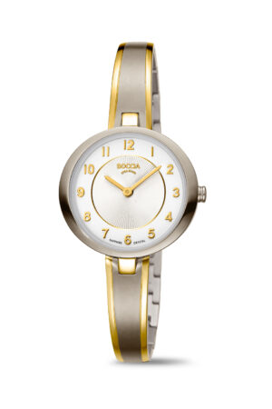 Damenuhr analog Titan Bicolor