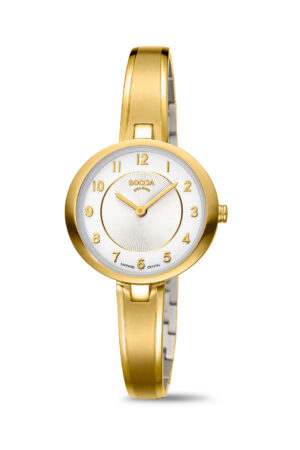 Damenuhr analog Titan gelb