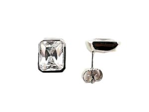 Ohrstecker Einsteiner 925 Ag rhodiniert