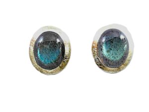 Ohrstecker Einsteiner 925 AG bic. gelb/weiss