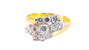 Damenring Mehrsteiner 585 GG/WG