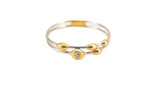 Damenring Einsteiner 950 PT