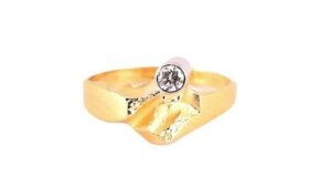 Damenring Einsteiner 750 GG/WG