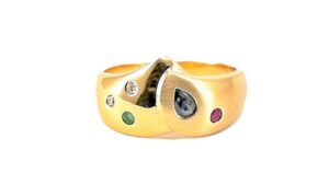 Damenring Mehrsteiner 585 GG