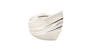 Damenring ohne Stein 925 Ag