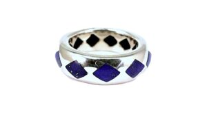 Damenring Mehrsteiner 925 Ag