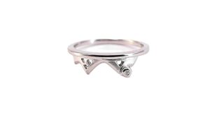 Damenring Einsteiner 950 PT