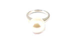 Damenring Perle 925 Ag