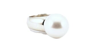 Damenring Perle 925 Ag