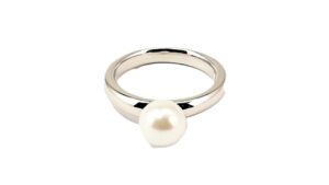 Damenring Perle 925 Ag