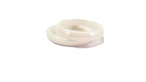 Damenring ohne Stein Beisteckring Keramik