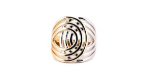 Damenring ohne Stein 925 Ag