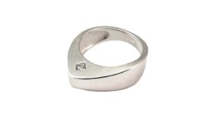 Damenring Einsteiner 925 Ag rhodiniert