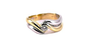 Damenring Einsteiner 585 GG/WG