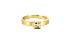 Damenring Solitär Antragsring 585 GG