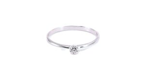 Damenring Solitär Antragsring 585 WG