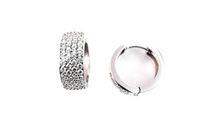 Creolen 925 Ag rhodiniert