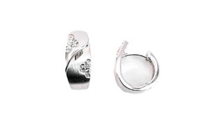 Creolen 925 Ag rhodiniert