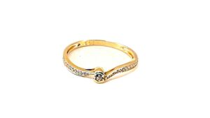 Damenring Mehrsteiner 585 GG