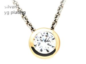 Collier Einsteiner 925 AG gelb vergoldet