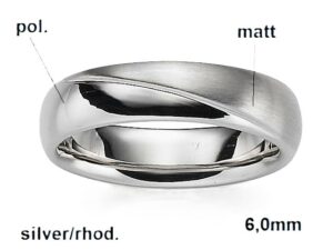 Freundschaftsring 925 Ag rhodiniert
