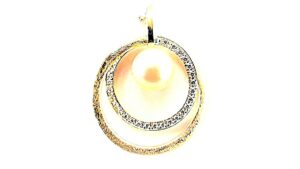 Anhänger Perle 585 GG