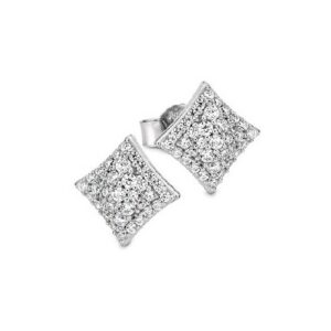 Ohrstecker Mehrsteiner 925 Ag rhodiniert