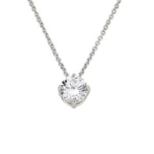 Collier mit Behang 925 Ag rhodiniert