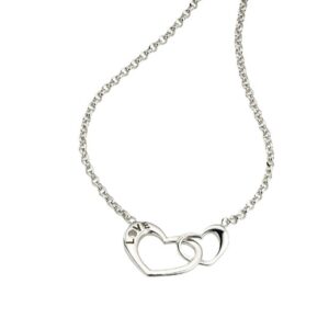 Collier mit Behang Herz 925 Ag rhodiniert