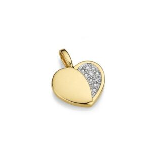 Anhänger Herz 585 GG/Rhodiniert