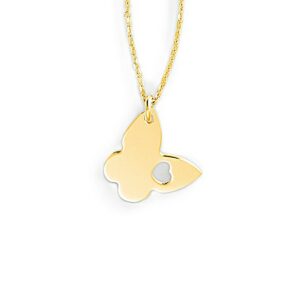 Collier mit Behang Schmetterling 585 GG