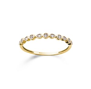 Damenring Memory Beisteckring 585 GG