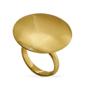 Damenring ohne Stein 925 AG gelb vergoldet