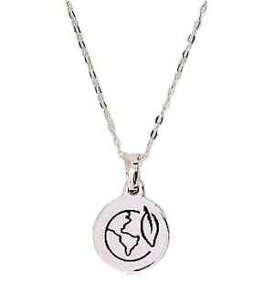 Collier mit Behang 925 Ag rhodiniert