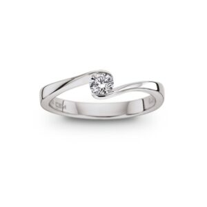 Damenring Solitär Antragsring 585 WG