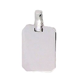 Gravurplatte 925 Ag rhodiniert