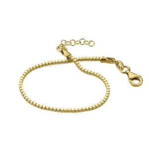 Armband 925 AG gelb vergoldet