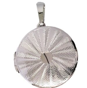 Anhänger Medaillon 925 Ag rhodiniert