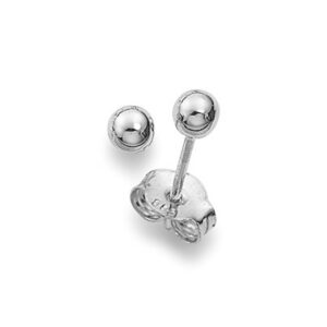 Ohrstecker ohne Stein Kugel 585 WG