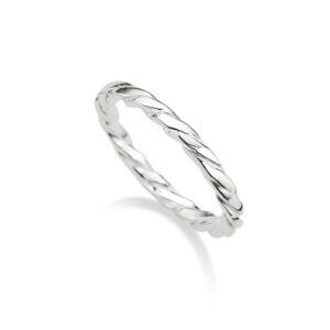 Damenring ohne Stein 925 Ag