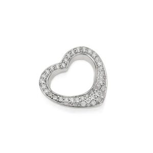 Anhänger Herz 925 Ag rhodiniert