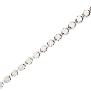 Collier ohne Stein 925 Ag rhodiniert