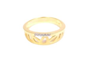 Damenring Mehrsteiner 333 GG/Rhodiniert