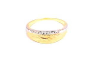 Damenring Mehrsteiner 333 GG/Rhodiniert