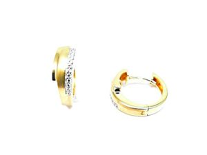 Creolen 925 AG bic. gelb/weiss