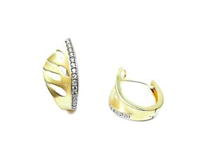 Creolen 925 AG bic. gelb/weiss