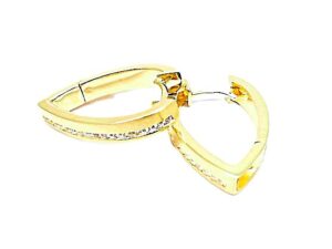 Creolen 925 AG gelb vergoldet